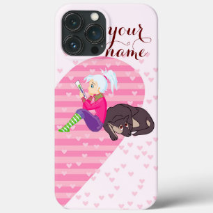 Funda Para iPhone 13 Pro Max Chica Ser enamorado