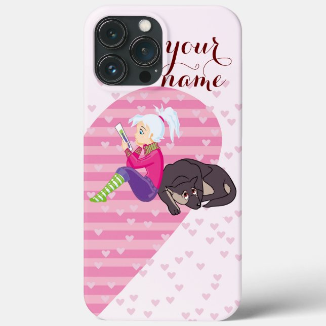 Funda De Case-Mate Para iPhone Chica Ser enamorado (Reverso )