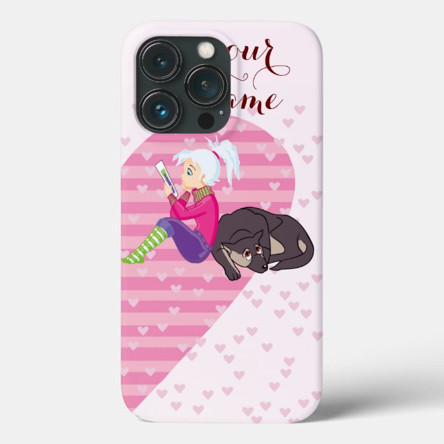 Funda De Case-Mate Para iPhone Chica Ser enamorado (Reverso )