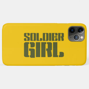 FUNDA PARA iPhone 11 PRO MAX CHICA SOLDIER