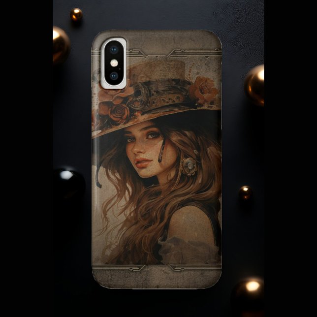 Funda De Case-Mate Para iPhone Chica Steampunk (Subido por el creador)