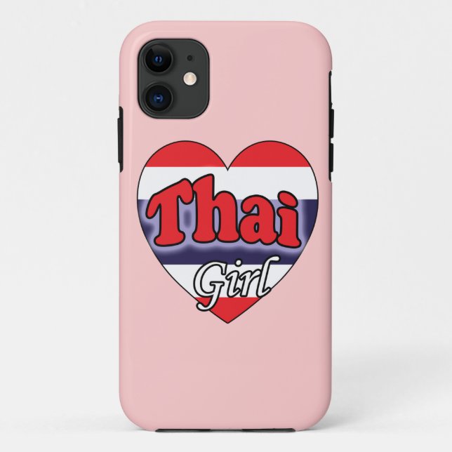 Funda De Case-Mate Para iPhone Chica tailandesa (Reverso)