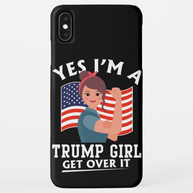 Funda De Case-Mate Para iPhone Chica Trump (Reverso)