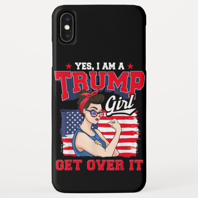 Funda De Case-Mate Para iPhone Chica Trump (Reverso)