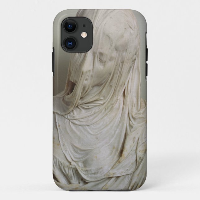 Funda De Case-Mate Para iPhone Chica velado (mármol) (Reverso)