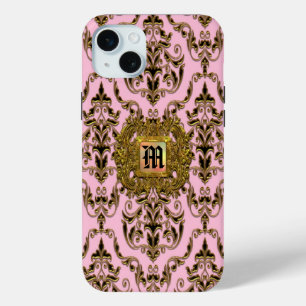 Funda Para iPhone 15 Mini Chica victoriano de Kylsworth Damask