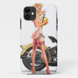 Funda Para iPhone 11 Chica Vintage Sexie Pin Up