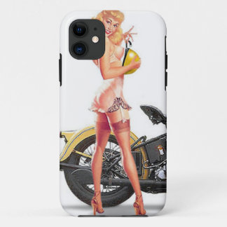 Funda Para iPhone 11 Chica Vintage Sexie Pin Up
