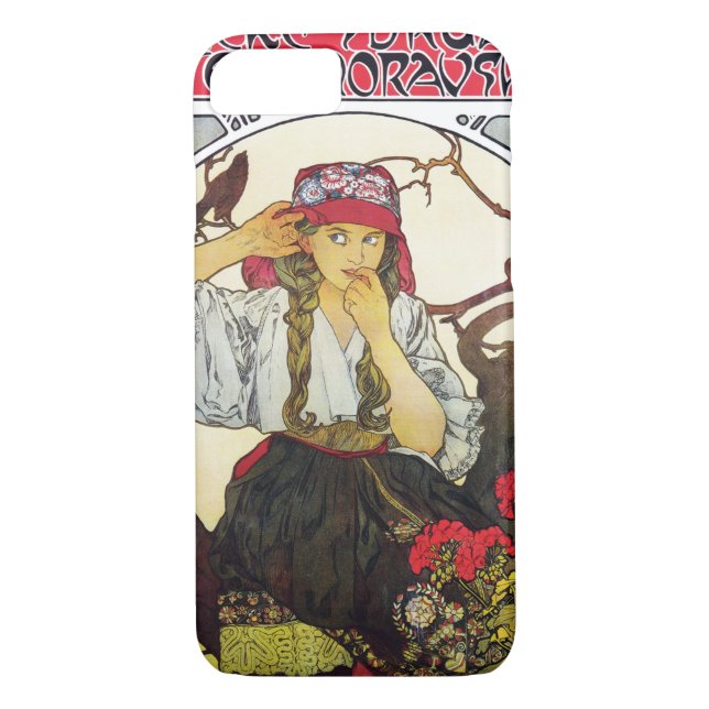 Funda De Case-Mate Para iPhone Chica y Geranium, Mucha (Reverso)