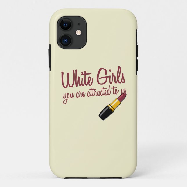 Funda De Case-Mate Para iPhone Chicas blancos (Reverso)