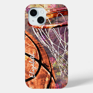Funda Para iPhone 15 Chicas de baloncesto