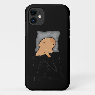 Funda Para iPhone 11 Chicas de capibara que duermen en el capibara