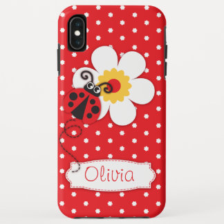 Funda Para iPhone XS Max Chicas de marihuana de corte nombre rojo