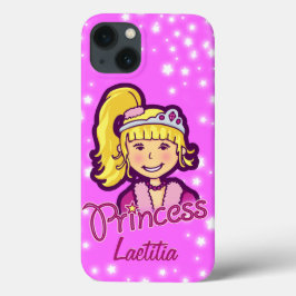 Funda Para iPhone 13 Chicas de nombre estrella de princesa lilac rosa