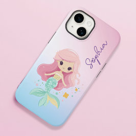 Funda Para iPhone 14 De Case-Mate Chicas de sirena cutáneos personalizados