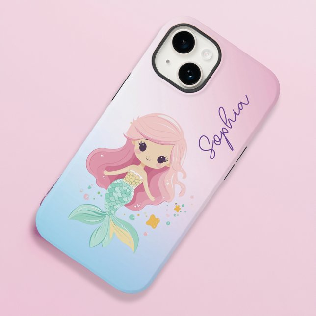 Funda De Case-Mate Para iPhone Chicas de sirena cutáneos personalizados (Subido por el creador)