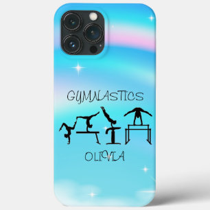 Funda Para iPhone 13 Pro Max Chicas Gimnasia Bizada con Arcoiris
