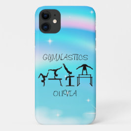 Funda Para iPhone 11 Chicas Gimnasia Bizada con Arcoiris