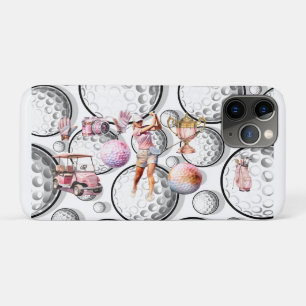 Funda Para iPhone 11 Pro Chicas Juegan Golf