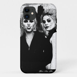 Funda Para iPhone 11 Chicas - negros y caja blanca de Iphone 5