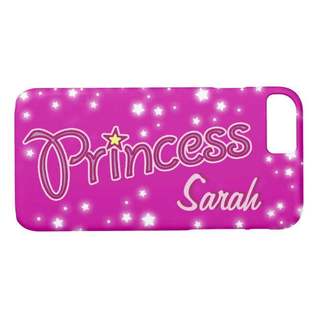 Funda De Case-Mate Para iPhone Chicas nombrados estrella de princesa estuche de i (Reverso (horizontal))