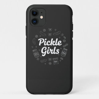 Funda Para iPhone 11 Chicas Pickle, Diseño de Cita de Amor