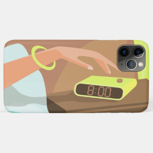 Funda Para iPhone 11 Pro Max Chicas presionando con la mano el botón de sondeo 