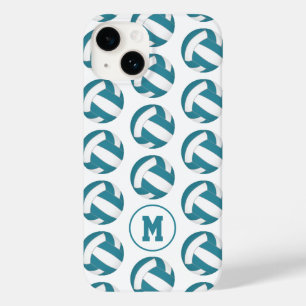 Funda Para iPhone 14 De Case-Mate chicas simples verde azulados de voleibol blanco m