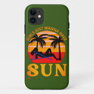 Funda Para iPhone 11 "CHICAS SÓLO QUIEREN TENER UN SOL" regalo de vaca