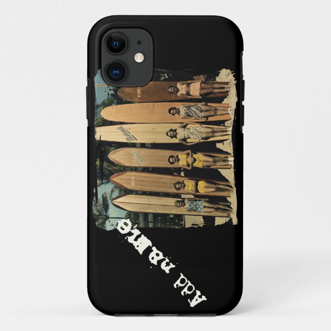 Funda De Case-Mate Para iPhone Chicas surfistas de época (Reverso)