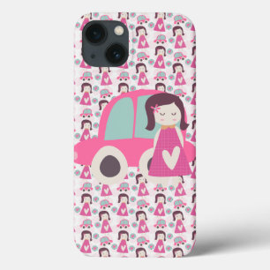 Funda Para iPhone 13 Chicas yendo a lugares