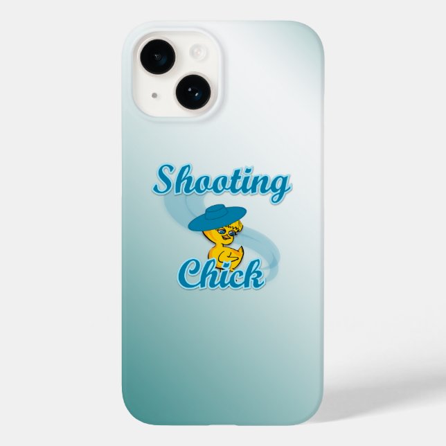 Funda De Case-Mate Para iPhone Chick de tiro #3 (Reverso )