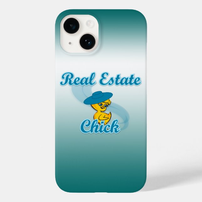 Funda De Case-Mate Para iPhone Chick inmobiliario #3 (Reverso )