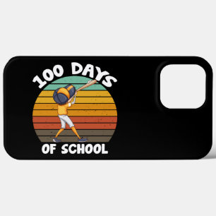 Funda Para iPhone 13 Pro Max Chicos 100 días de escuela chicos día 100 béisbol