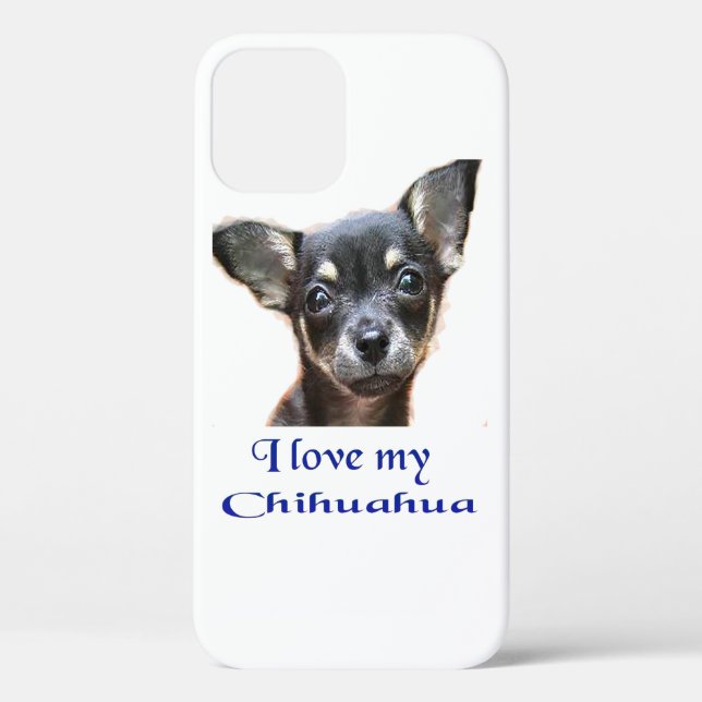 Funda De Case-Mate Para iPhone Chihuahua (Reverso )
