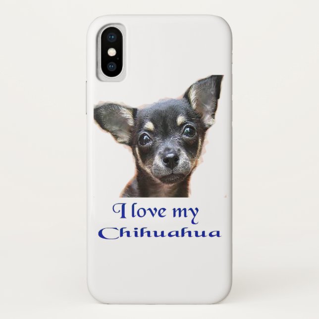 Funda De Case-Mate Para iPhone Chihuahua (Reverso)