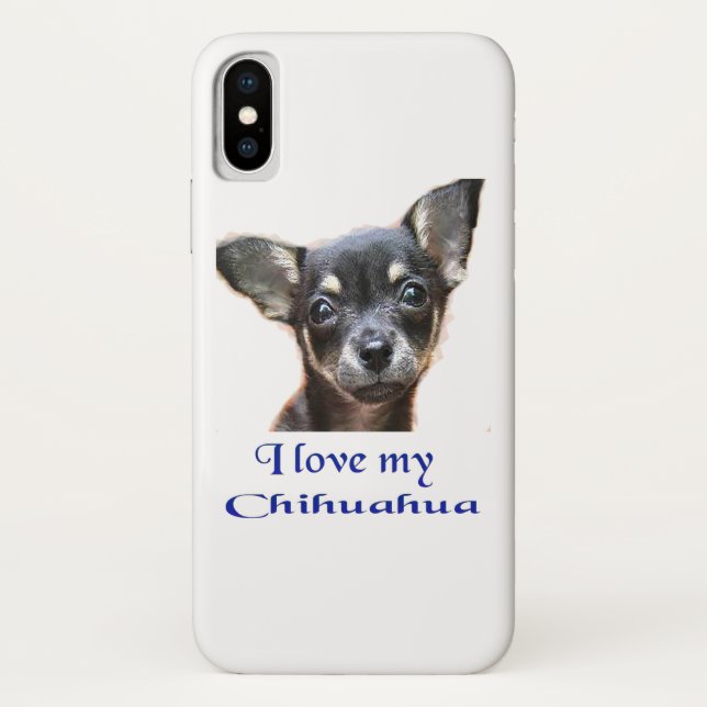 Funda De Case-Mate Para iPhone Chihuahua (Reverso)