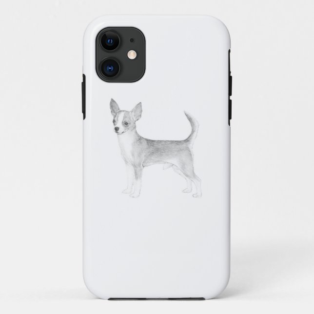Funda De Case-Mate Para iPhone Chihuahua (Reverso)