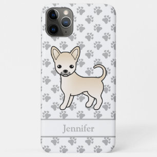 Funda Para iPhone 11 Pro Max Chihuahua de dibujos animados de capa suave de cre