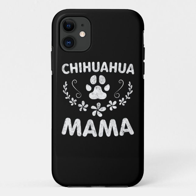 Funda De Case-Mate Para iPhone Chihuahua Mama (Reverso)