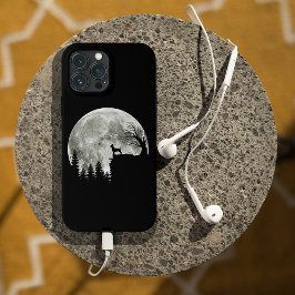 Funda Para iPhone 13 Pro Max Chihuahua On Mountain Big Moon Halloween Gifts
