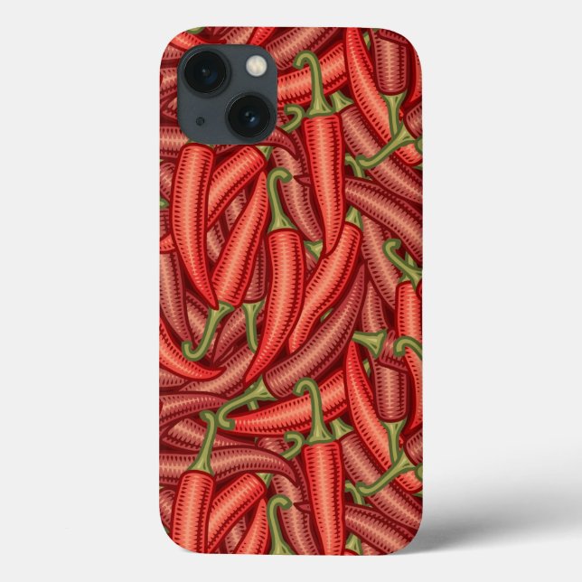 Funda De Case-Mate Para iPhone Chili Peppers (Reverso)