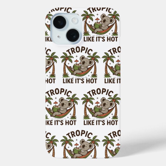 Funda De Case-Mate Para iPhone Chill Koala Vibes (Reverso )