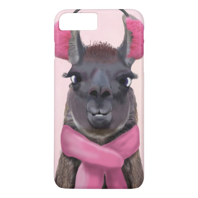 Funda De Case-Mate Para iPhone Chilly Llama Pink (Reverso)