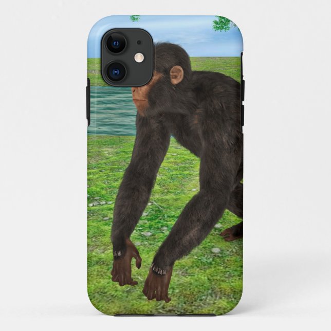 Funda De Case-Mate Para iPhone Chimpancé (Reverso)