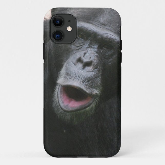 Funda De Case-Mate Para iPhone Chimpancé lindo (Reverso)