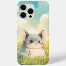 Funda Para iPhone 15 Pro Max Chinchilla Arropada en el Abrazo de la Naturaleza