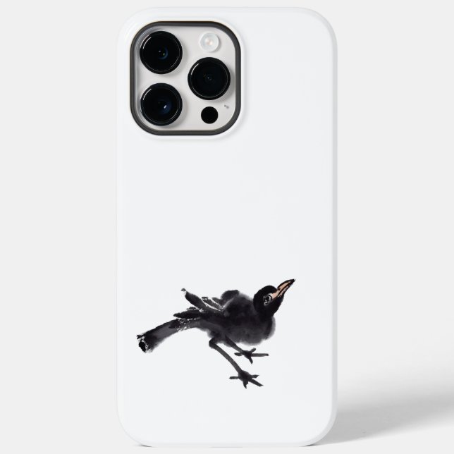 Funda De Case-Mate Para iPhone Chinesische Kunst mit Vogelmalerei (Reverso )