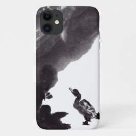 Funda Para iPhone 11 Chinesische Tuschekunst mit Entenmotiv