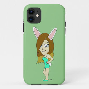 Funda Para iPhone 11 Chini Bunny chica